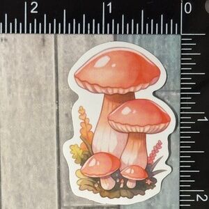 🌀10/$10🌀 Watercolor Mushroom Reusable Waterproof Vinyl Sticker Decal